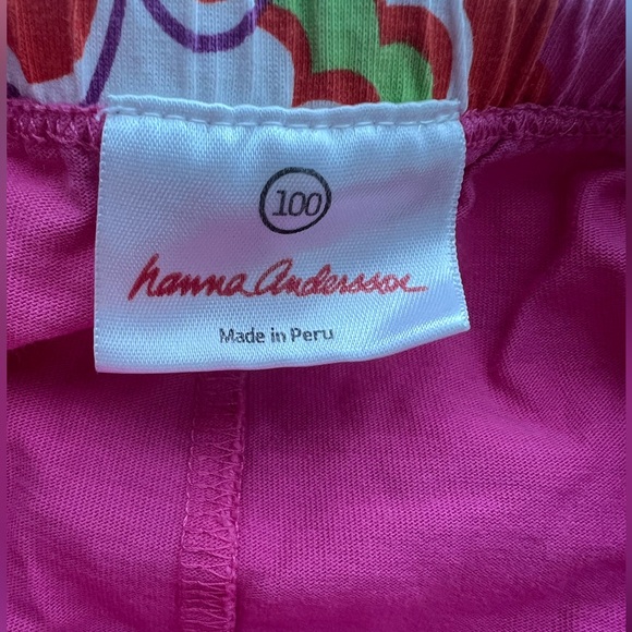 Hanna Anderson Floral Pattern Two Tiered Ruffle Skorts Size - Picture 7 of 8